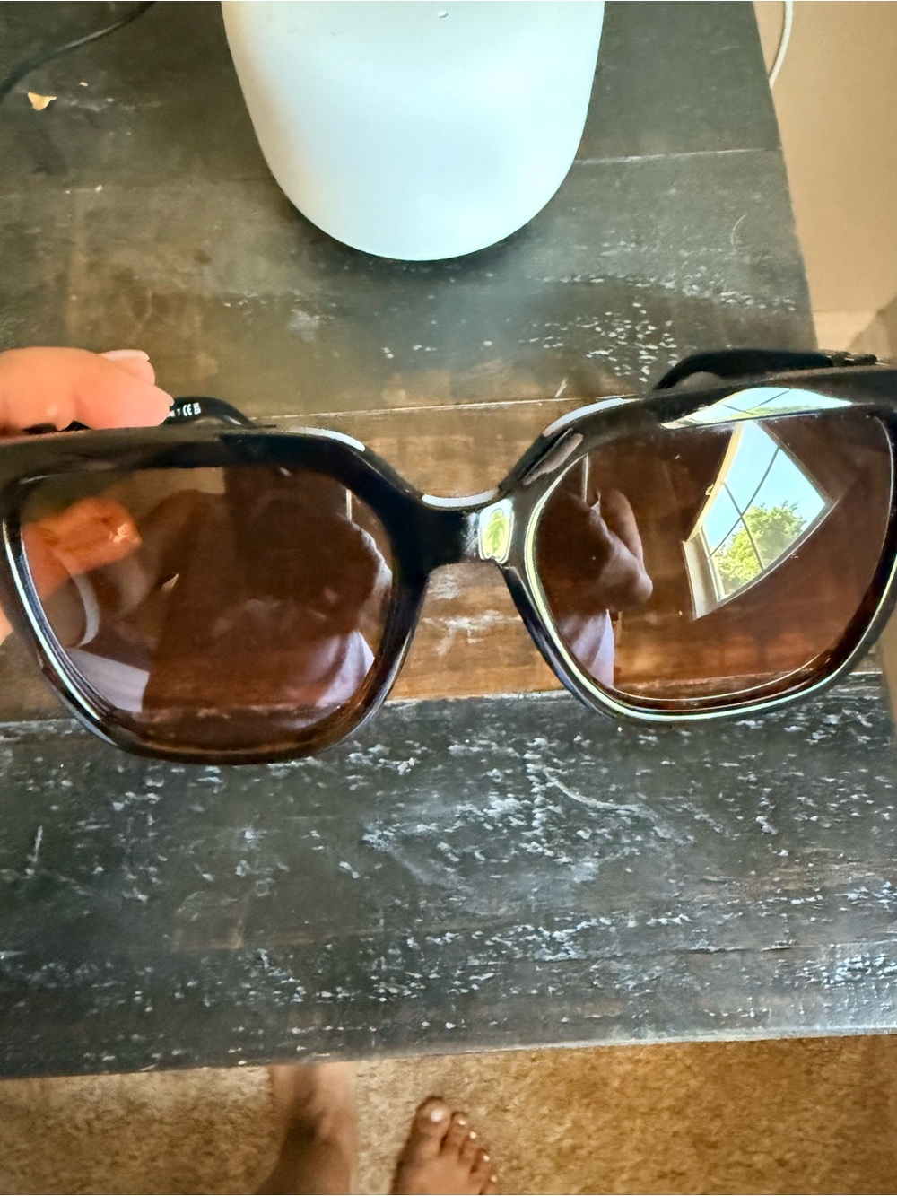 Michael Kors Black Sunglasses with Brown Lenses - Picture 3 of 4